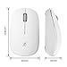iXCC 2.4GHz Optical Wireless Mouse with Nano USB Receiver and Long Lifespan Buttons for PC, Mac, Netbook, Laptop or More - White