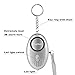 SafeSound Personal Alarm 130dB with Flashlight Safe and Sound Personal Alarms for Women Elderly Kids Self Defense Emergency Siren Song Alarm Keychain