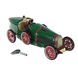 Generic Vintage Wind-up Roadster Racing Car Clockwork Classic Tin Toy Party Favor