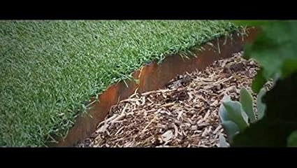 CORE Edge - Borde de jardín de acero flexible (100 mm, 5 por ...