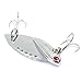 OriGlam 5Pcs Metal VIB Hard Fishing Lure Bass Crankbait Fishing Spinner Blade for Bass Fishing