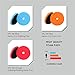 SPTA Auto Profi Hand Polishing Pad Kit, 2Pcs 100 x 120mm Applicator Hand Pads with Surrounding Handle & 1Pc Microfibe Cleaning Cloth Microfiber Towel for Waxing, Polishing,Paint Cleaning