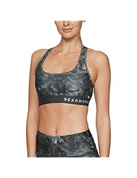 Under Armour - Sujetador deportivo con estampado de espalda cruzada