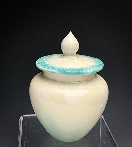Handmade Urn for Human Ashes, Ceramic Urn, Crystalline Urn, Keepsake, Treasury or Pet Urn, Fine Ceramic Art, Burial Urns