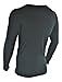 BJJ RASH GUARD FOR MEN - Long Sleeve Brazilian Jiu Jitsu Compression Shirt (Black, Large)