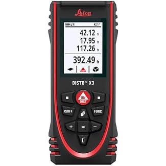 Leica DISTO X3 – Rugged Laser Distance Meter (Catalog 850834)