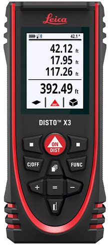 41F%2B84JQ62L Leica DISTO X3 - Rugged Laser Distance Meter (Catalog 850834)