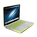 GMYLE 4 in 1 Bundle Soft-Touch Frosted Hard Case for Macbook Pro 13 inch with CD-ROM (Model: A1278) with Keyboard Cover, Screen Protector, Sleeve - Neon Yellow
