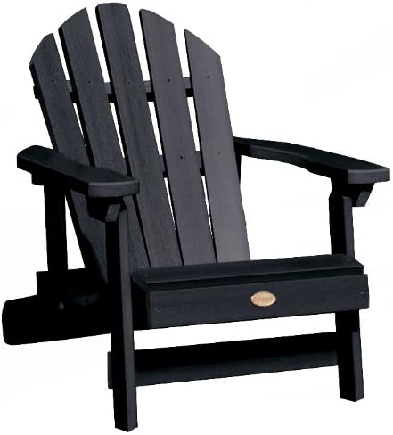 Highwood Hamilton Folding And Reclining Adirondack Chair Kid Size Black Amazon Ca Patio Lawn Garden