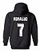 Smart Zone CR7 Soccer Hoodie Cristiano Ronaldo Men's Sweatshirt