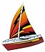 Kid Galaxy Sail Boat, Orange
