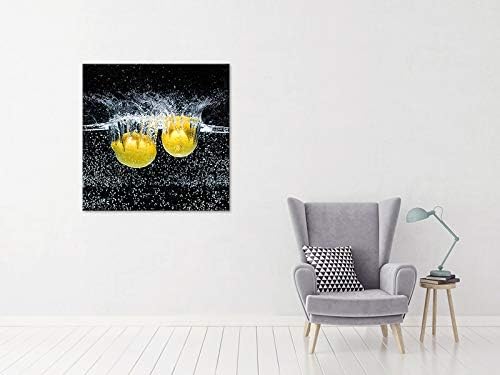 Tableau Moderne 50x50cm Tableau Cuisine Cocktail Citron Vitamine Hxa Deco Tableau Deco Decoration Murale Pour La Cuisine Decoration De La Maison Cuisine Et Maison Centroarco Com