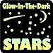 Glow-in-the-Dark 150 Stars Vinyl Wall Decals Set by Glow-in-the-Dark
