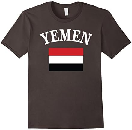 Men's Yemen Yemeni Flag T-Shirt Large Asphalt