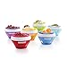 Zoku Ice Cream Maker, Compact Make and Serve Bowl with Stainless Steel Freezer Core Creates Soft Serve, Frozen Yogurt, Ice Cream and More in Minutes, BPA-free, 6 Colors, Orange