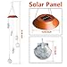 xxschy LED Solar Seashell Wind Chimes Outdoor - Waterproof Solar Powered LED Changing Light Color 6 Shells Mobile Romantic Wind-Bell for Home, Party, Festival Decor, Night Garden Decoration