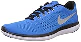 NIKE MEN FLEX 2016 RN RUNNING SHOES (11 D(M) US, Pht Blue/Mtllc Slvr/Blk/White)
