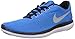 NIKE MEN FLEX 2016 RN RUNNING SHOES (10.5 D(M) US, Pht Blue/Mtllc Slvr/Blk/White)