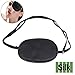 Pure Silk Eye Patch for Adults, Amblyopia Obscure Astigmatism Training Strabismus Correction Blackthumb 1