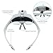 Samyoung Head Mount Magnifier Professional Jeweler's Loupe Light with 2 LED Head Light Bracket and Headband, 5 Portable Replaceable and Interchangeable Lenses: 1.0X, 1.5X, 2.0X, 2.5X, 3.5X