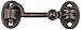 Baldwin 0950112 Cabin Door Hook, Aged Bronze