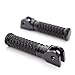 MC MOTOPARTS POLE Black CNC Front Foot Pegs Compatible with XB9S Lightning 2003+ XB12S XB9R Firebolt 2002-2007 04 05 06