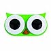 Kikkerland Retro Owl Contact Lens Case-Green