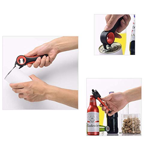 Maexus 6-in-1 Multi Opener, 5 in 1 Can Opener, Jar Opener, Bottle Opener, Bag Opener