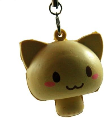 Cat Mushroom Squishy with Kawaii Smile Face by TGA Products