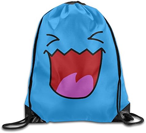 Texhood Cute Wobbuffet Face Cool Drawstring Bags One Size