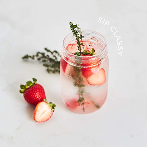 6 TOSSWARE+16oz+Mason+Jar+Shatterproof