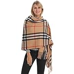 Classic Plaid Blanket Scarf, Cashmere Feeling, Cozy Warm for Winter Classic Plaid Blanket Scarf, Cashmere Feeling, Cozy Warm for Winter