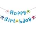 Happy Birthday Banner Party Banner for Kid, Boy and Girl