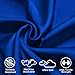 Honeymoon Luxury Satin Bed Sheet Set, Ultra Silky Soft, Queen - Blue