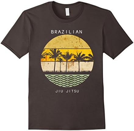 Mens Brazilian Jiu Jitsu BJJ Lover Tropical Tshirt Tee for Men XL Asphalt
