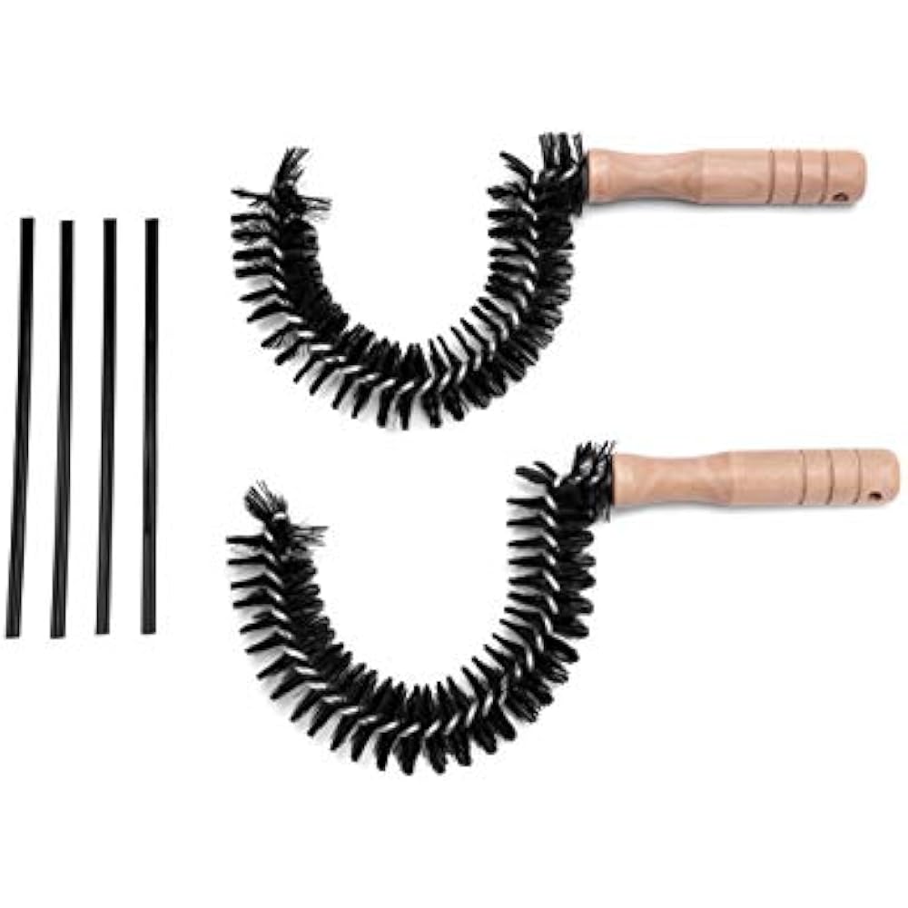 Coffee Brushes Pot Decanter Cleaning Brush. Set 2 Carafe Cleaner