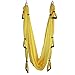 Karriw Aerial Anti-Gravity Yoga Hammock Swin Fitness Inversion Pilates Yoga Trapeze/Yoga Swing/Sling/Inversion Tool (Yellow)