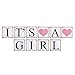 Pixnor IT IS A GIRL Paper Garland Bunting Banner Christening Baby Shower Garland Decoration Birthday Party Favors