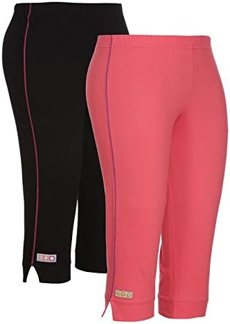 OCEAN RACE Women Cotton Capris Combo (3/4 th Pant)-Pack of 2