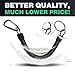 DICERO Fishing Lanyard (Pack of 12) Accessories Plastic Retractable Coiled Tether with Carabiner for Pliers Lip Grips Tackle Fish Tools