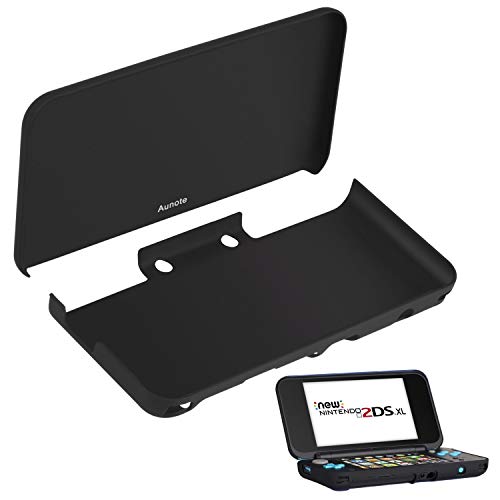 Aunote Nintendo 2DS XL Case, Protective Case for New Nintendo 2DS XL, Cover Shell Skin for Nintendo 2DS XL Handheld Games Console, for Boys 1 Sets Black