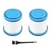 VPF20 Pleated Vacuum Filter Compatible with Black + Decker SMARTECH 2-in-1 Cordless Lithium Stick Vacuums (2-Pack)