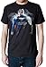 Batman vs Superman Dawn of Justice Superheroes Combined Mens Black T-shirt