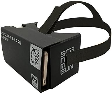 Google Cardboard with Strap Virtual Reality 3D Glasses for Smartphone Black