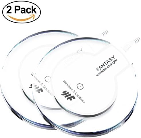 Wireless Charger,Youlifang 2-Wireless Charging Pad for iphone8/8plus iPhone X Samsung Galaxy S8/S7/S6/Edge/Plus/S6 Active,Moto Maxx, Moto Droid Turbo 2/Turbo,Google Nexus 6/5/4 &amp; more.White