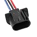 PartsSquare 2 x 9008 H13 Male Headlight Repair Wiring Socket Extension Harness