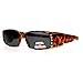 SA106 Womens Rhinestone Rectangular Polarized Fit Over Glasses Sunglasses Tortoise Black