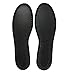 HappyStep 2 Pair Black Cotton Terry Barefoot Summer Insoles, Sweat Absorbent and Odor Control, Washable and Reusable for Walking, Running and Casual Shoes – Women Size 9thumb 4