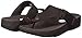 FitFlop Men's Trakk Ii Nubuck Flip Flops, Chocolate Brown, 10 M US