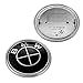 74mm BMW Trunk Emblem, 2 Pin Replacement Badge Hood or Trunk Logo Fit for BMW 2-Series, 3-Series, 4-Series, M-Series, E46 E90 E82 (74MM)